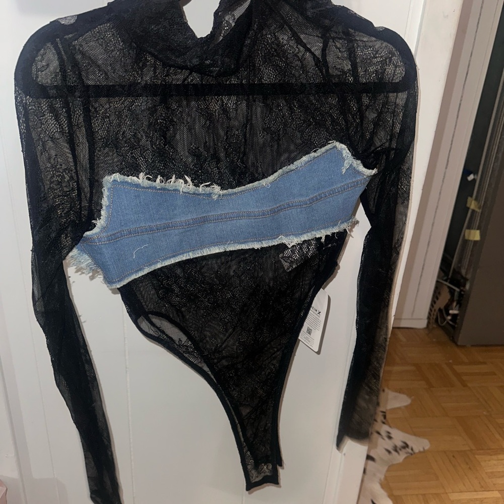 L trendy shein bodysuit